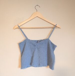 Aerie Smocked Crop
